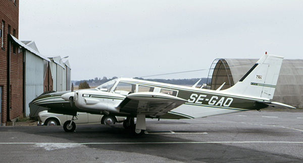 SE-GAO på Brandholmen, Nyköping 1972-10-07. Foto ur Nils-Arne Nilssons donerade samling.