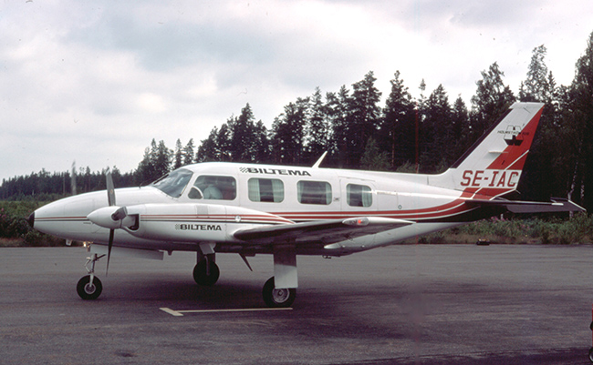 SE-IAC i Västervik, enl uppgift 1978. Foto: Lars E Lundin.