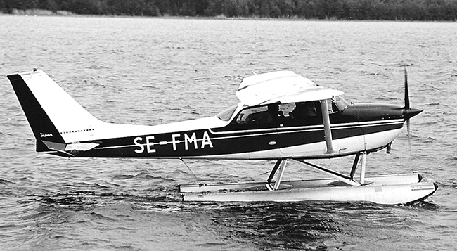 SE-FMA på Hägernäs 1972-06-03. Foto via Lars E Lundin.