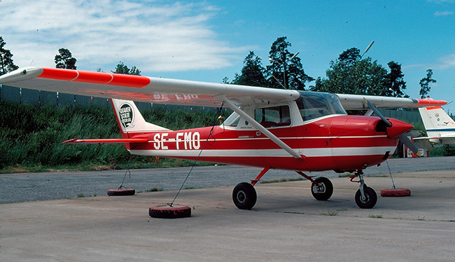 SE-FMO på Bromma 1977-06-09. Foto: Peter Liander