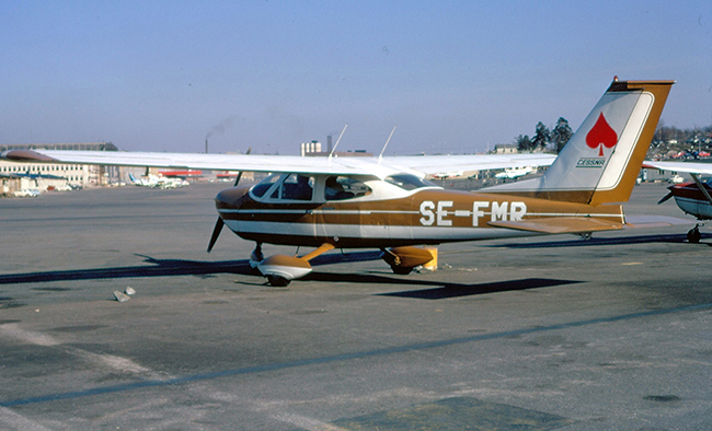 SE-FMR på Bromma maj 1970. Foto: Freddy Stenbom.