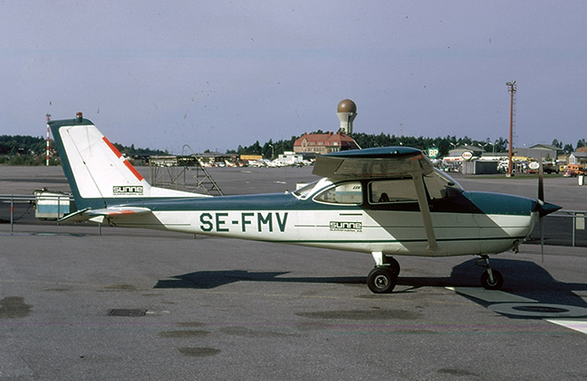 SE-FMV på Bromma ca 1973. Foto Villy Karlsson.