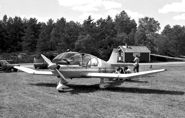 SE-FNI på Skånes Fagerhult juli 1976. Foto: Uldis Sisins