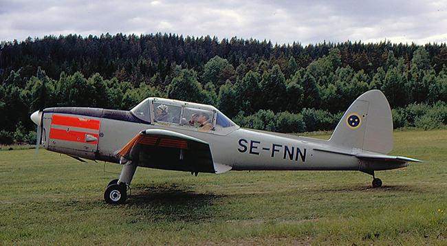 SE-FNN på Siljansnäs 1975-06-14. Diabild ur Freddy Stenboms donerade samling.