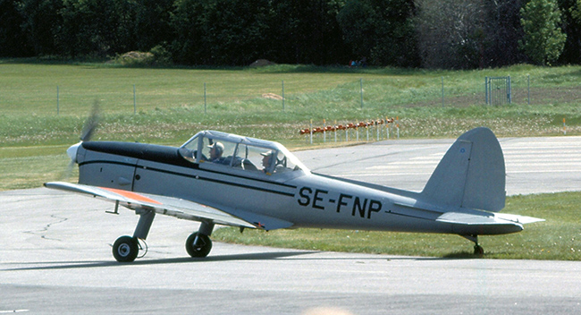 SE-FNP juni 1993, troligen på Barkarby. Foto: Freddy Stenbom