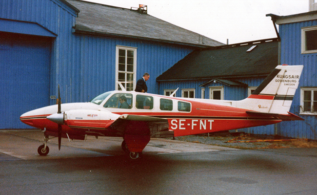 SE-FNT på Torslanda. Datum ej känt. Foto Jonny Andersson via Nils-Olof Andersson.