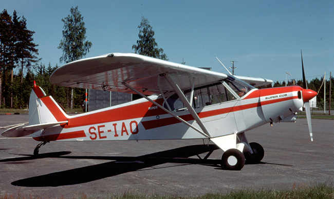 SE-IAO på Västervik 1979-06-04. Foto ur Freddy Stenboms donerade samling.