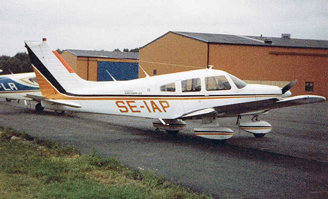 SE-IAP på Säve 1981-08-12. Foto: Nils-Olof Andersson