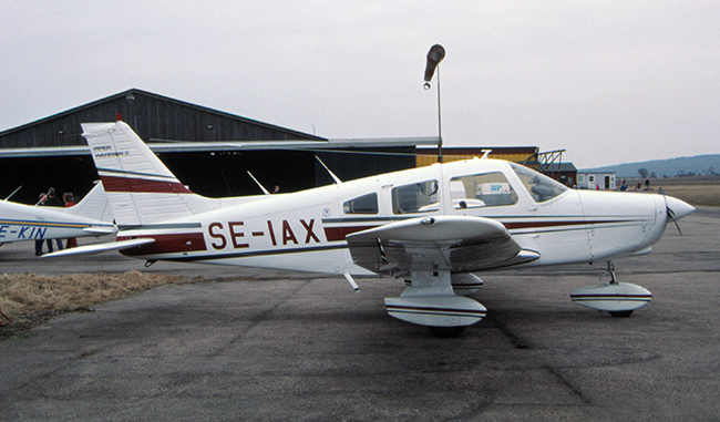 SE-IAX på Halmstad 1993. Foto: Sven-Erik Jönsson