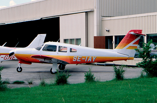 SE-IAY på Sturup 1992. Foto: Sven-Erik Jönsson