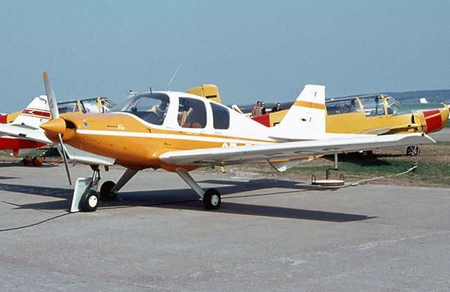 SE-FOC på F 10, Ängelholm 1970-05-10. Foto ur Freddy Stenboms donerade samling.