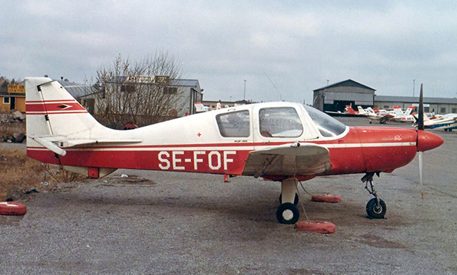 SE-FOF på Bromma 1973-04-08. Foto: Hans Göran Spritt