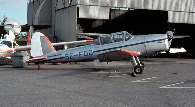 SE-FOO på Bromma 1977. Foto: Tor Johnsson