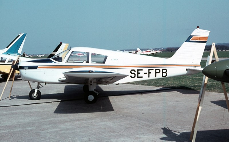 SE-FPB på F 10, Ängelholm 1970-05-07. Foto ur Freddy Stenboms donerade samling.