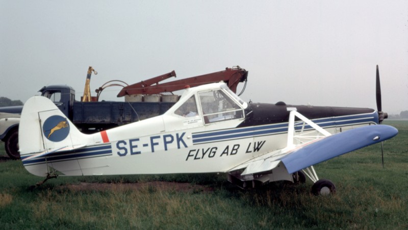 SE-FPK på Kungsängen, Norrköping 1971-08-01. Foto ur Freddy Stenboms donerade samling.