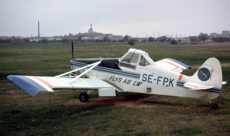 SE-FPK på Kungsängen, Norrköping 1972-10-07. Foto ur Freddy Stenboms donerade samling.