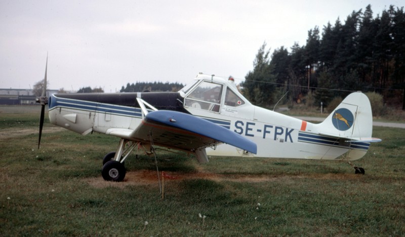 SE-FPK på Kungsängen, Norrköping 1972-10-07. Foto ur Freddy Stenboms donerade samling.