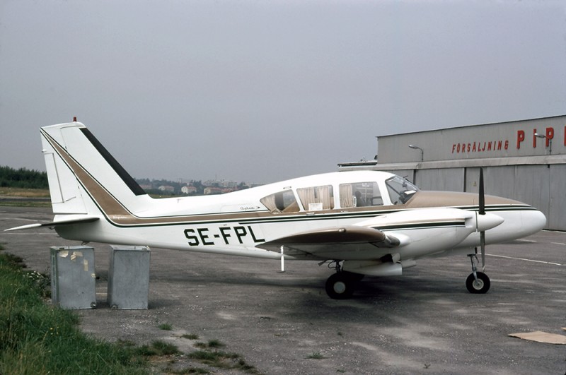 SE-FPL på Brandholmen, Nyköping 1970-07-25. Foto: Lars E Lundin.