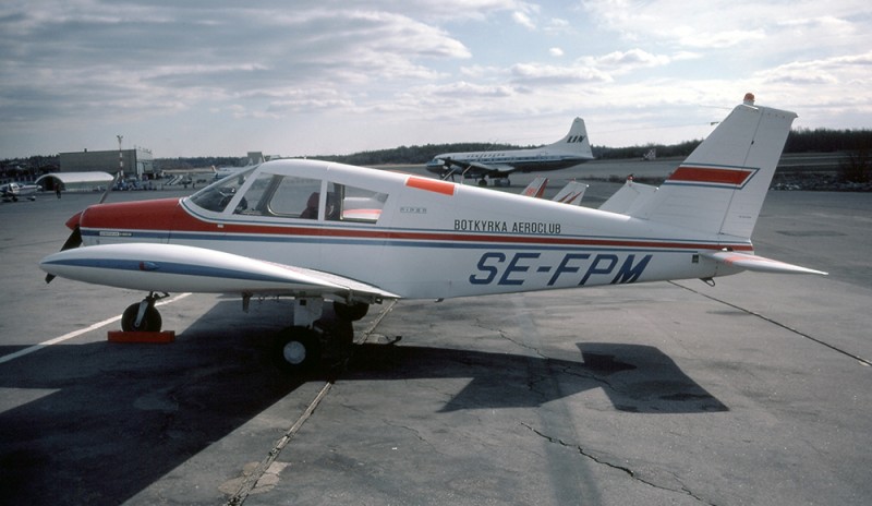 SE-FPM på Bromma 1978. Foto ur Freddy Stenboms donerade samling.