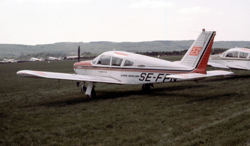 SE-FPN på F 5, Ljungbyhed den 1976-05-23. Foto ur Freddy Stenboms donerade samling