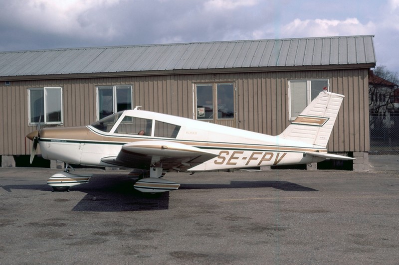 SE-FPV på Bromma 1973-04-08.  Foto ur Freddy Stenboms donerade samling.