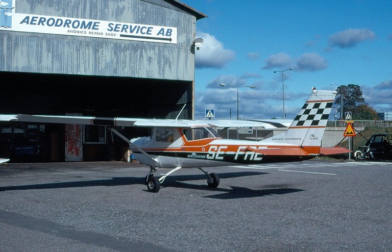 SE-FRE på Bromma 1980. Foto ur Freddy Stenboms donerade samling.