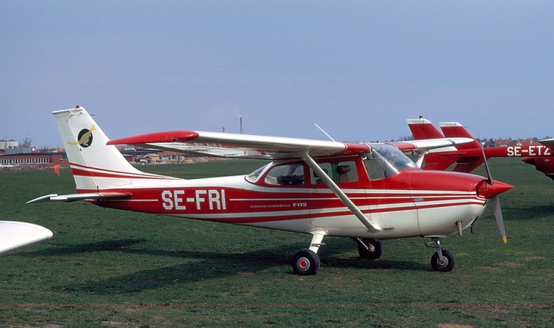 SE-FRI på Gustavsvik, Örebro 1972-05-09.  Foto: Leif Fredin