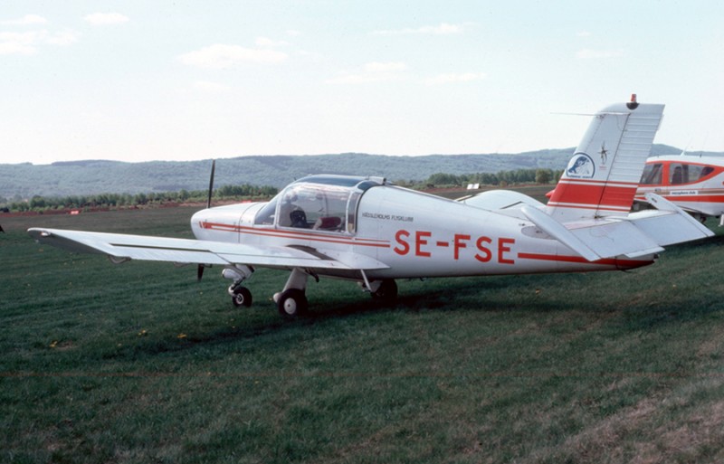 SE-FSD på F 5, Ljungbyhed 1976-05-23. Foto ur Freddy Stenboms donerade samling.