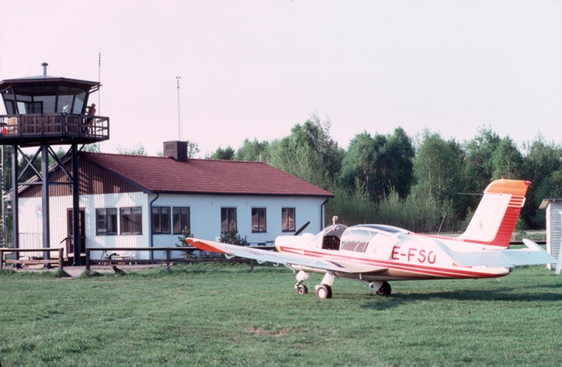 SE-FSO våren 1981 på Laxå. Foto ur Freddy Stenboms donerade samling.