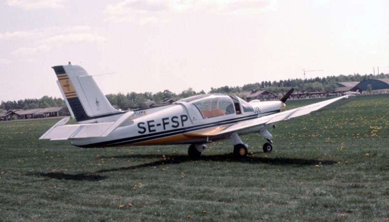 SE-FSP på F 5, Ljungbyhed 1976-05-23. Foto ur Freddy Stenboms donerade samling.