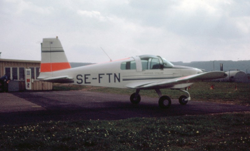 SE-FTN på Ljungbyhed sommaren 1972. Foto ur Freddy Stenboms donerade samling.