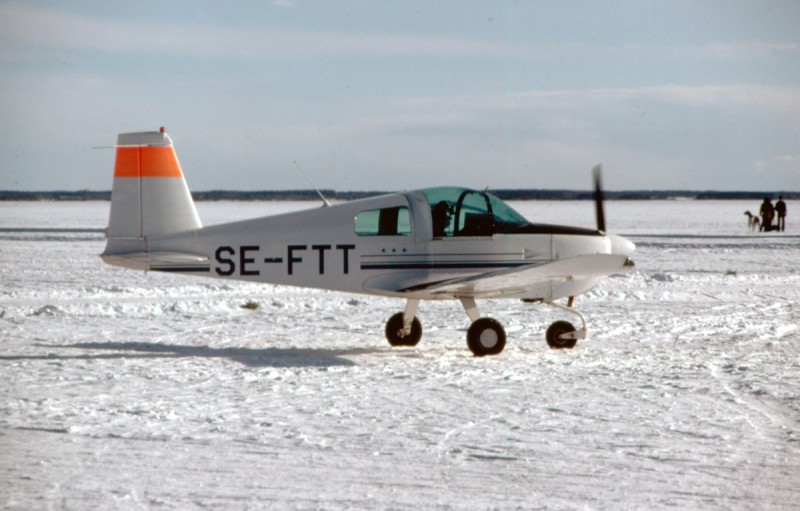 SE-FTT vintern 1980. Plats ej känd. Foto ur Freddy Stenboms donerade samling.