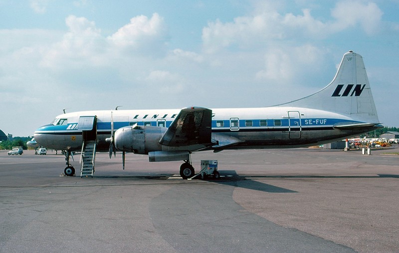 SE-FUF på Bromma sommaren 1975. Foto ur Freddy Stenboms donerade samling.