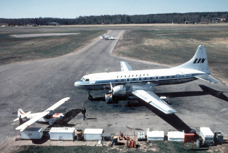 SE-FUG på Karlstad, troligen 1971. Foto: Tore Ardell.