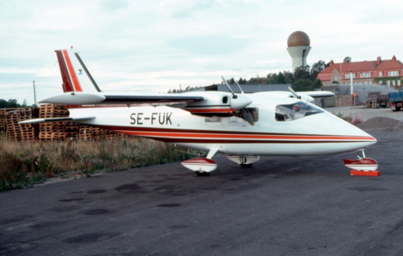 SE-FUK på Bromma sommaren 1975. Foto: Peter Liander