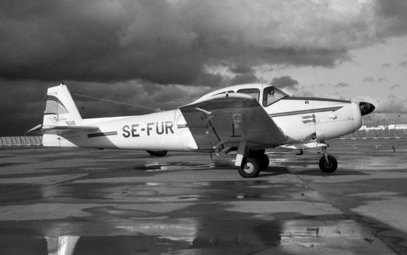 SE-FUR på Arlanda oktober 1983. Foto: Johannes Thinesen