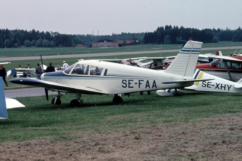 SE-FAA på Barkarby sommaren 1989. Foto: Freddy Stenbom