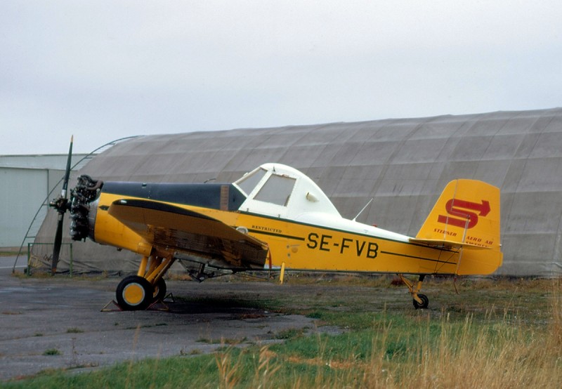 SE-FVA på Brandholmen, Nyköping 1972-10-07. Foto ur Freddy Stenboms donerade samling.