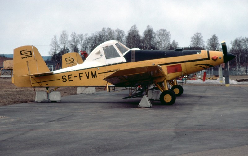 SE-FVM våren 1981. Foto ur Freddy Stenboms donerade samling.