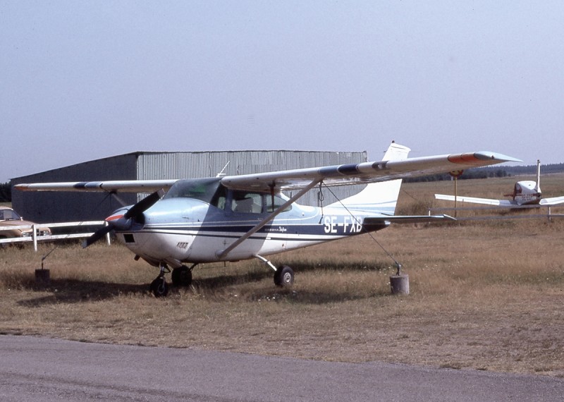 SE-FXB i början av 1970-talet, plats ej känd. Foto ur Freddy Stenboms donerade samling.