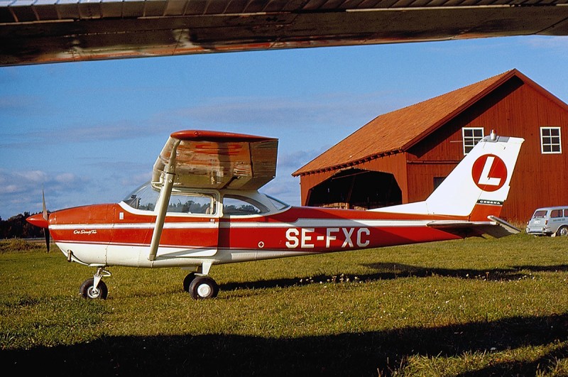 SE-FXC på Sundbro 1971 eller 1972. Foto: Leif Fredin.