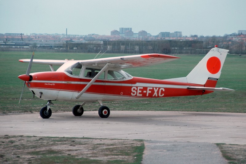 SE-FXC på Norrköping 1977-04-29. Foto ur Freddy Stenboms donerade