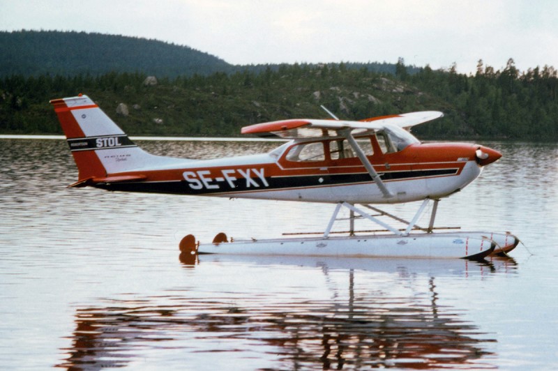 SE-FXY i Jokkmokk 1978-07-03. Foto Hans Wallin.