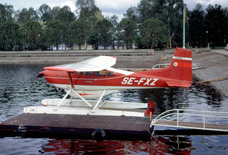 SE-FXZ i Östersund sommaren 1973. Foto: Sven Stridsberg