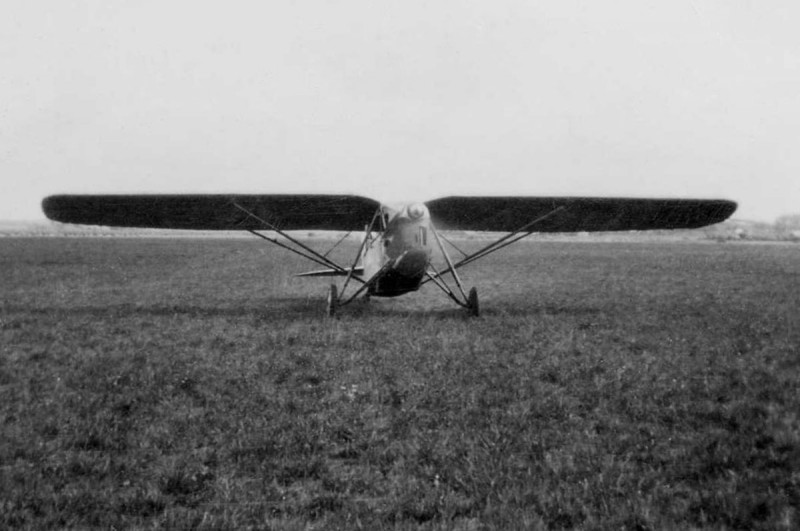 SE-FYR på Norrköping ca 1931 med en engelsk Cirrus-motor som visade sig vara för svag och <br />ersatten med en Walter Mars 1. Foto: Bertil Melin.