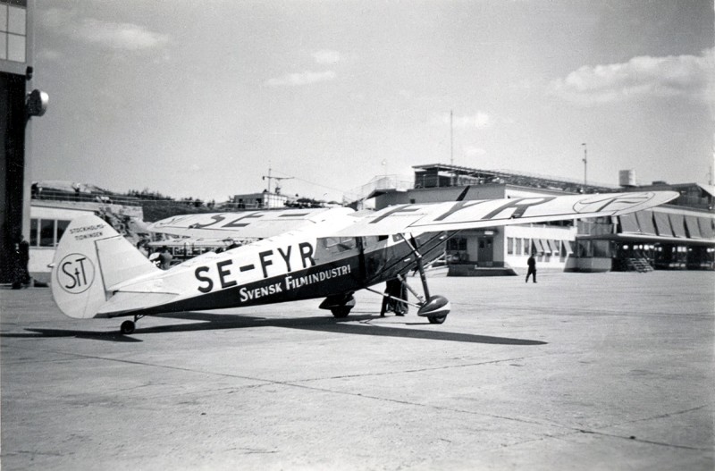 SE-FYR På Bromma 1936. Foto via Vidar Blom.