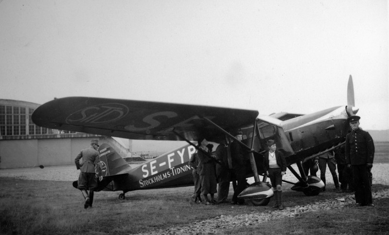 SE-FYR på F 5, Ljungbyhed 1935-1936. Foto via Martin Nilsson.