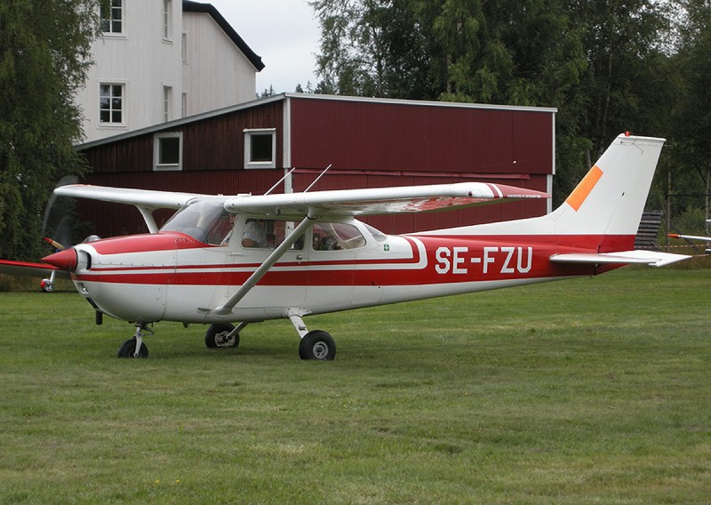 SE-FZU på Siljansnäs 2008-08-09. Foto: Krister Karlsmoen