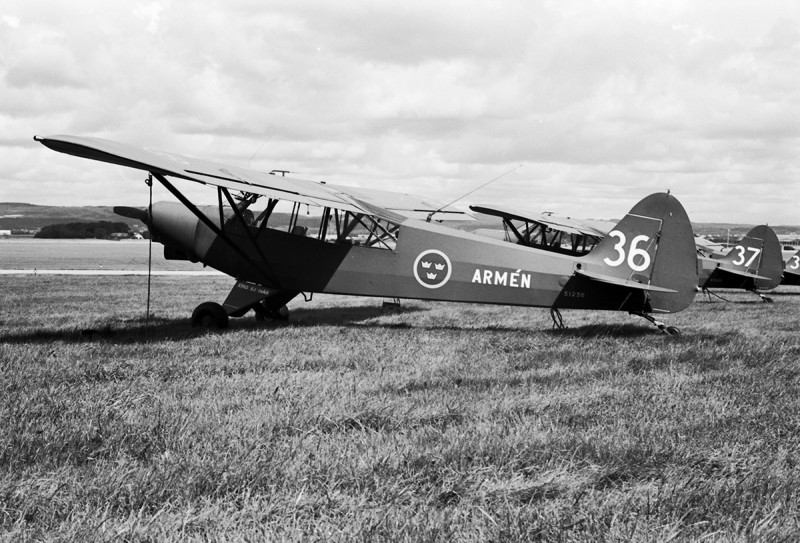 Fpl 51, 51236 på F 10, Ängelholm augusti 1968. Foto: Lars Soldéus