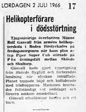 Hur Hallandsposten den 2 juli 1966.